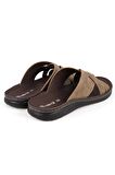 Muya 31318 M Tiger Casual Günlük Vizon Erkek Terlik