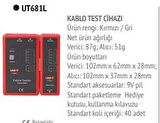 UT-681L Taşınabilir Kablo Test Cihazı Hattı Dedektörü Testleri Ethernet Kabloları ve Telefon Hattı ;UNI-T
