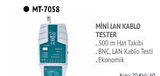 MT-7058 Mini Lan Kablo Test  Cihazı; Proskit