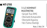 MT-1705 True-RMS Dijital Multimetre; Proskit
