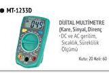 MT-1233D Dijital Multimetre (Kare, Sinyal, Direnç); Proskit