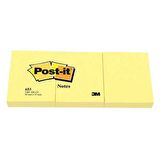 Post-it 100 Yaprak Not Sarı 38x51 mm 653