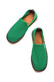 Unisex El Yapımı Triko Espadril Yeşil