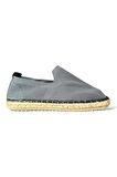 Unisex El Yapımı Triko Espadril GRI