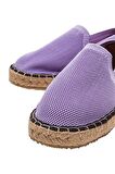 Unisex El Yapımı Triko Espadril Lila