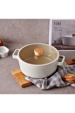 Neoflam Fika 22CM x 9cm Cam Kapak Tencere