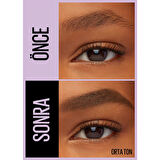 Maybelline New York Express Brow Satin Duo Çift Taraflı Kaş Kalemi - 02 Orta Ton