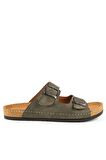 Muya 31402 M Maha Casual Günlük Haki Erkek Terlik