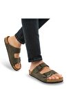 Muya 31402 M Maha Casual Günlük Haki Erkek Terlik
