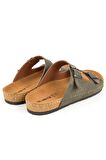 Muya 31402 M Maha Casual Günlük Haki Erkek Terlik