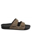 Muya 31411 M Roma Casual Günlük Vizon Erkek Terlik