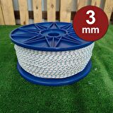 3 MM 50 METRE ÖRGÜ HALAT İSKOTA HALAT DENİZCİ TEKNE HALATI SALINCAK İP DAĞCI İP HALAT