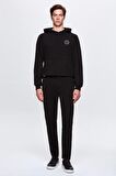 Twn Relaxed Fit Siyah Baskılı Sweatshirt 3ECE24ORT0240