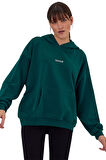 Oversize Kapşonlu Sweatshirt