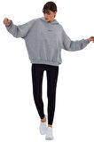 Oversize Kapşonlu Sweatshirt