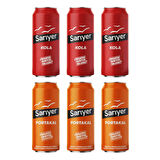 Sarıyer Kola-Portakal 330 ml Kutu 6 lı Karma