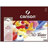 Canson Mi-Teintes Beyaz Pastel Defteri Spiralli 16 Yp 160g 24x32