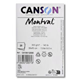 Canson Montval 35x50 300 gr Dokulu Soğuk Pres Sulu Boya Kağıdı 25 Adet