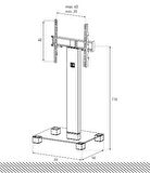 Sonorous PL 2510 - B - HBLK Tv Sehpası