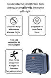 G&D Polo Suitcase Abs Çivit Mavi Seyahat & Makyaj & El Çantası 315.07-CivitMavi