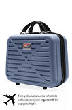G&D Polo Suitcase Abs Çivit Mavi Seyahat & Makyaj & El Çantası 315.07-CivitMavi
