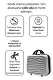 G&D Polo Suitcase Abs Gümüş Gri Seyahat & Makyaj & El Çantası 315.09-Gümüs