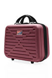 G&D Polo Suitcase Abs Bordo Seyahat & Makyaj & El Çantası 315.21-Bordo