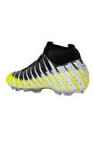 Çoraplı Bilekli Boğazlı Krampon Futbol Ayakkabısı SARI - SİYAH