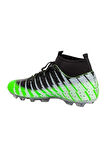Çoraplı Bilekli Boğazlı Krampon Futbol Ayakkabısı YEŞİL - SİYAH