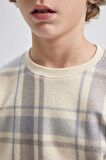 DeFacto Erkek Çocuk Bisiklet Yaka Desenli Flanel Sweatshirt B5390A823WNBG387