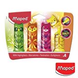 Maped Mini Cute Fosforlu Kalem 4'lü Blister