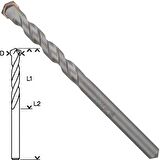 Bosch Cyl-3 Beton Matkap Ucu 12*150mm - 2608597667