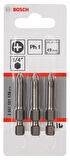 Bosch ExtraHard PH 1*49 mm 3'lü Ekstra Sert Vidalama Ucu - 2607001526