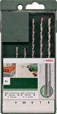 Bosch - SDS Plus Kırıcı Delici Matkap Ucu Seti 5 Parça (5,5,5 x 1