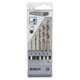 Bosch HEX Şaftlı Ahşap Matkap Ucu 5'li Set - 2608595525