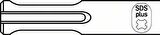 BOSCH Yassı Keski SDS-Plus 250*20 mm (TEKLİ) - 2608690131