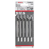 Bosch Extra Temiz Kesim Serisi Sert Ahşap İçin T 308 Bf Dekupaj Testeresi Bıçağı 5'Li Paket