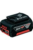 Bosch Gba 18 V M-c Lityum Akü 18 Volt 4,0 Ah