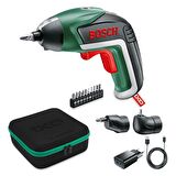 Bosch IXO 5 1.5 Ah Tek Akülü Vidalama Makinesi + Köşe + Eksantrik Adaptör