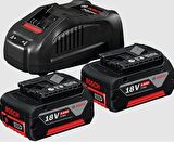 Bosch Başlangıç Seti 18V GAL 1880 CV + 2x GBA 18V 5.0Ah