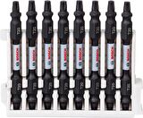 Bosch Impact T20 65 mm Çift Taraflı 8'li Torx Bits Uç 2608522339