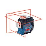 Bosch GLL 3-80 C + BM1 + 12 V Akülü Çizgi Lazeri