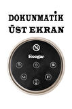 Hoogar German 2075 L Black Oben Seri OLED Şömineli Ekran Dijital Kule Tipi Seramik Fanlı Isıtıcı