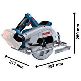 Bosch Gks 18v-68c Akülü Daire Testere