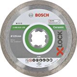 Bosch - X-LOCK - Standard Seri Seramik İçin Elmas Kesme Diski 125 mm