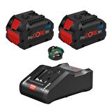 Bosch Procore Akü Başlangıç Seti 2X8 Amper Akü ve Şarj Aleti