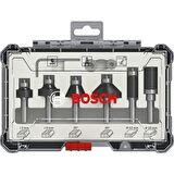 Bosch Pro Freze Seti Karışık 6 Parça 8 mm Şaftlı