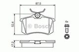 Vw Golf 5 Arka Fren Balatası 1.6 Fsi 115 Hp 2004-2009 Bosch