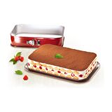 DeliBake Dikdörtgen Kelepçeli Kek Kalıbı - 36 x 24 cm