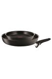 Tefal Titanium Ingenio Performance 3 Parça Teflon Tava Seti